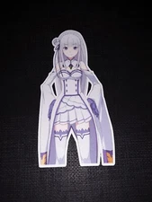 Emilia ReZero Re:Zero Glossy Sticker Anime Waterproof!
