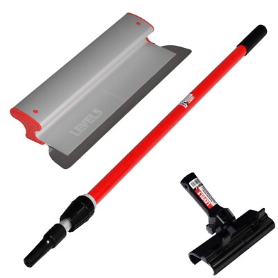 LEVEL5 16'' Skimming Blade with Handle Adapter + 49-87'' Extension Handle | 5-430