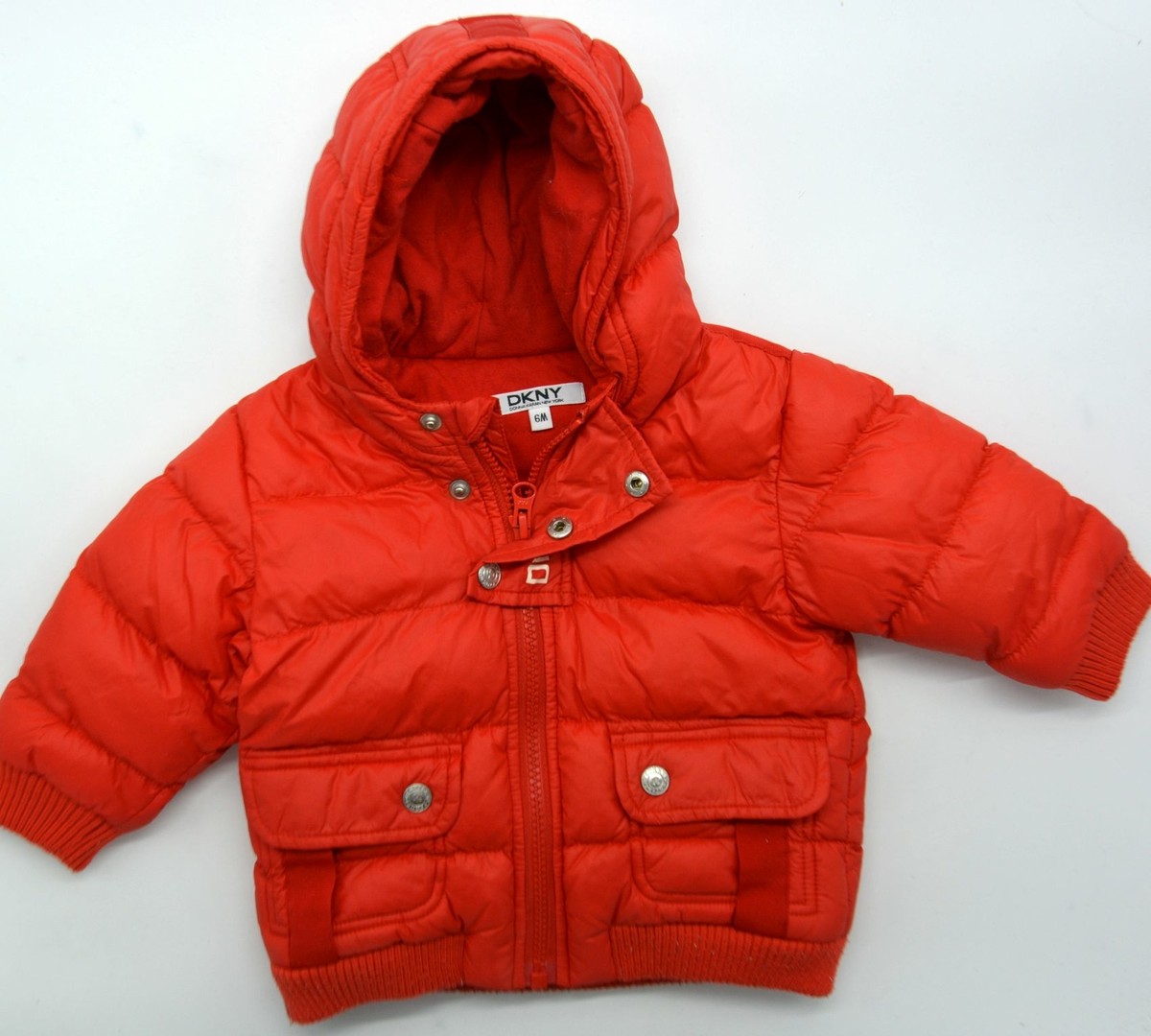 Gefütterte Original Baby Designer Jacke von DKNY Größe 6M 62 68