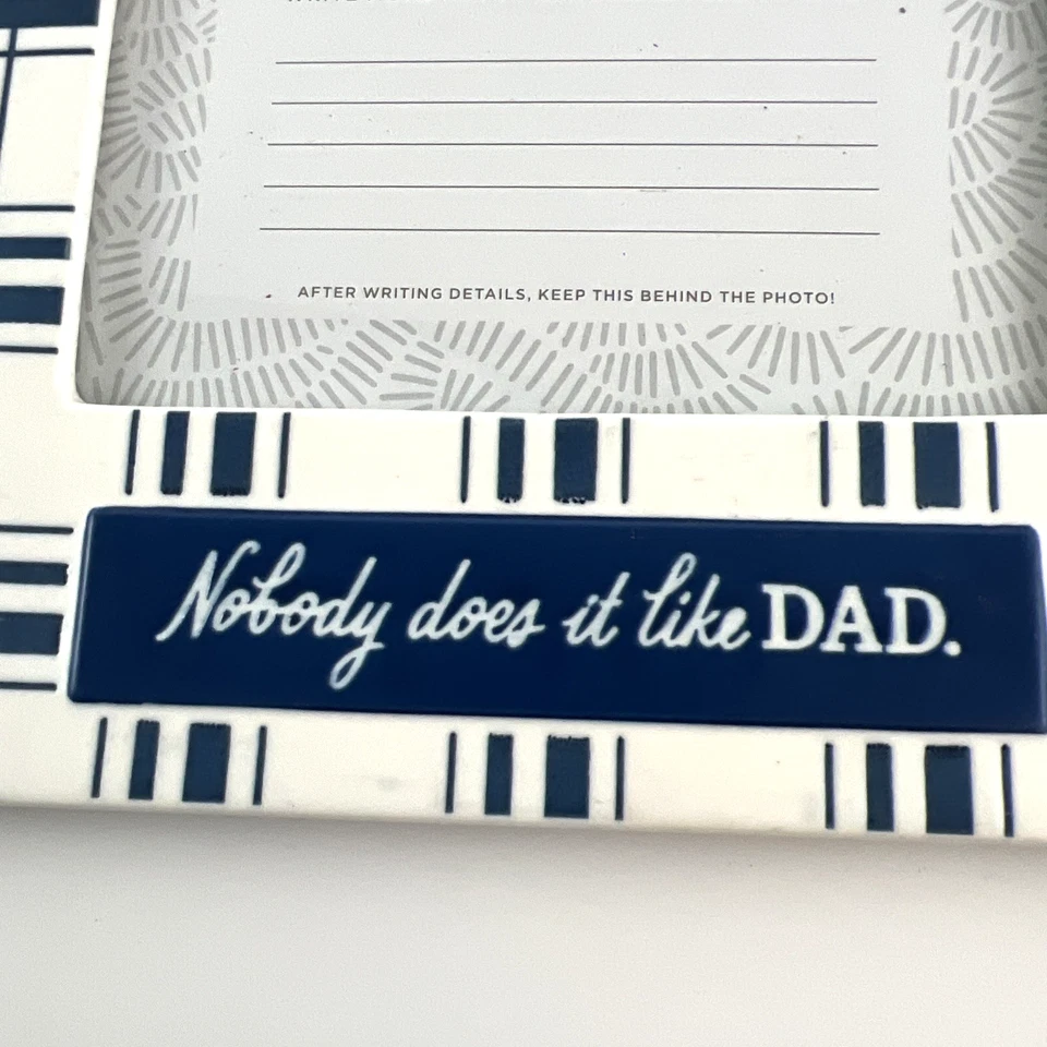 Marco de fotos Hallmark Nadie lo hace como papá 4" x 6" Día del Padre Regalo a cuadros Foto 3 de 4