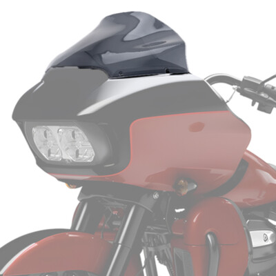 #ad 13.5quot; Wave Sport Flare Windshield Windscreen For Harley Road Glide 2015 2024 FLT $50.36