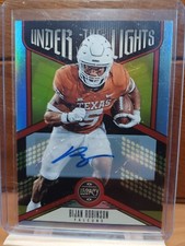 BIJAN ROBINSON 2023 PANINI LEGACY UNDER THE LIGHTS SILVER PRIZM RC ROOKIE AUTO 