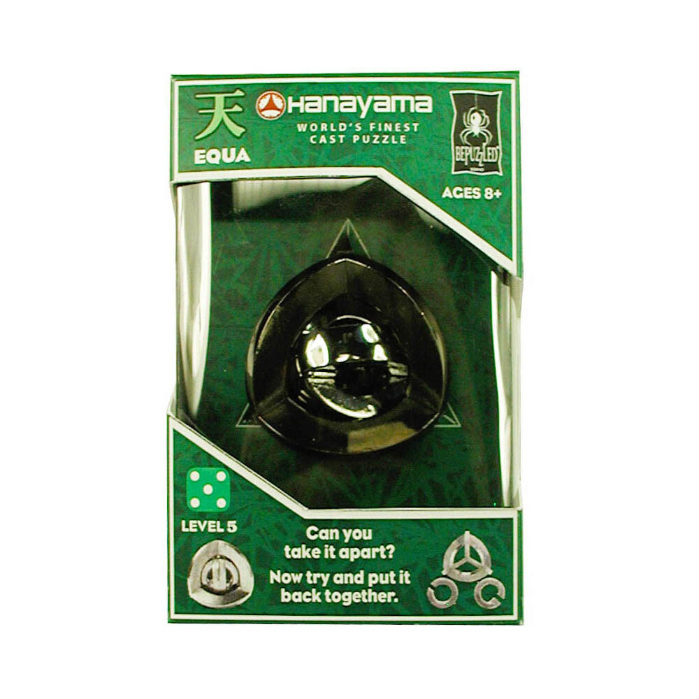 New - BePuzzled Hanayama Level 5 Cast Puzzle - Equa - Ages 8+ | 1 player
