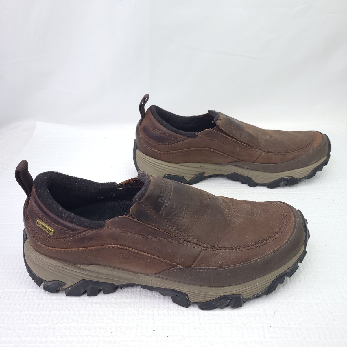 Men’s Merrell Coldpack Ice Moc Waterproof, size 12, Brown leather Amazon.com | Merrell Men main image 2