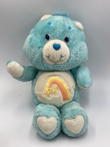 blue care bear with shooting star
