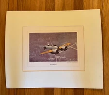 SKY ROCKET PRINT GRUMMAN XS5F FIGHTER CURTISS-WRIGHT CORP.