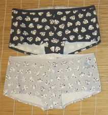 2 Gap Body Panties Girl Shorts Girlshort Floral Heat Gray Small