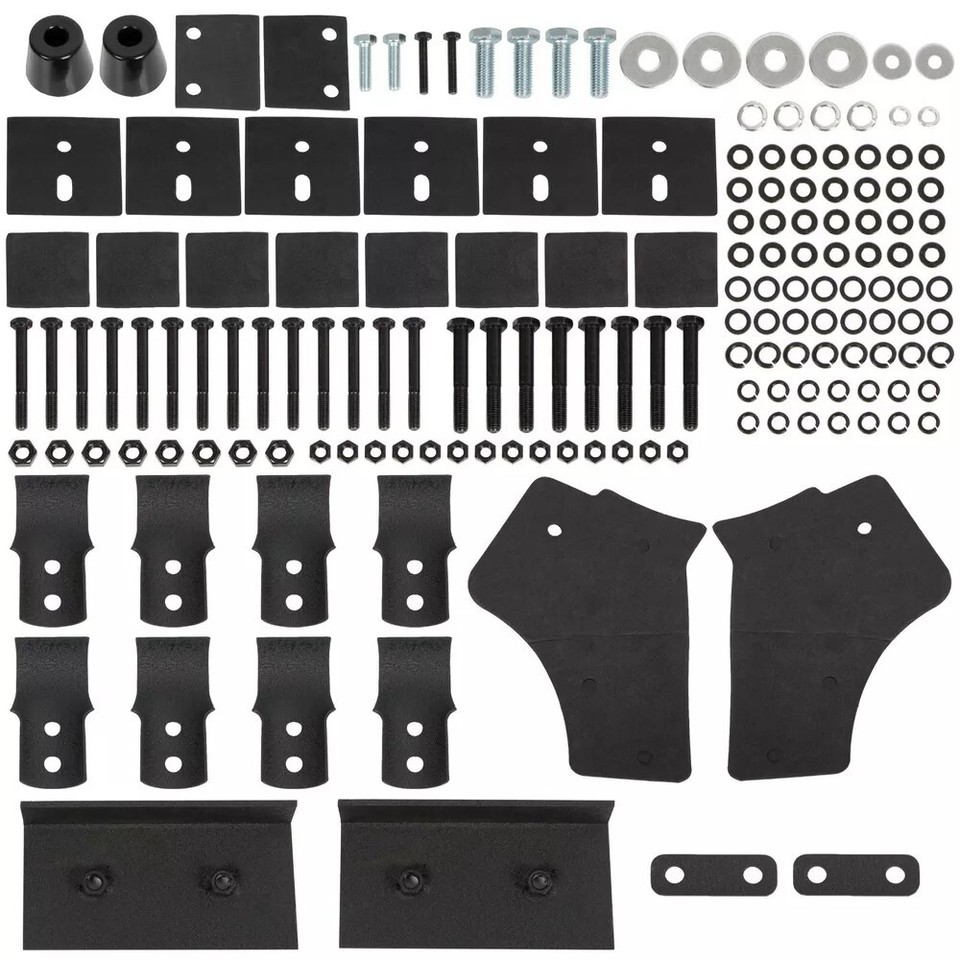 Cargo Roof Rack System Base+Top Cross Bar For Jeep Wrangler JK 4 Door