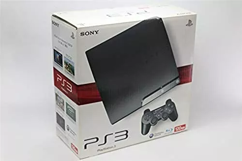 SONY PS3 PlayStation 3 120GB CECH-2000A Charcoal Black Game Console