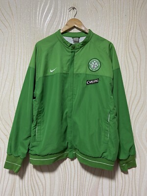 CELTIC 2008 2009 FOOTBALL SOCCER ZIP JACKET NIKE 287590-377 sz XL