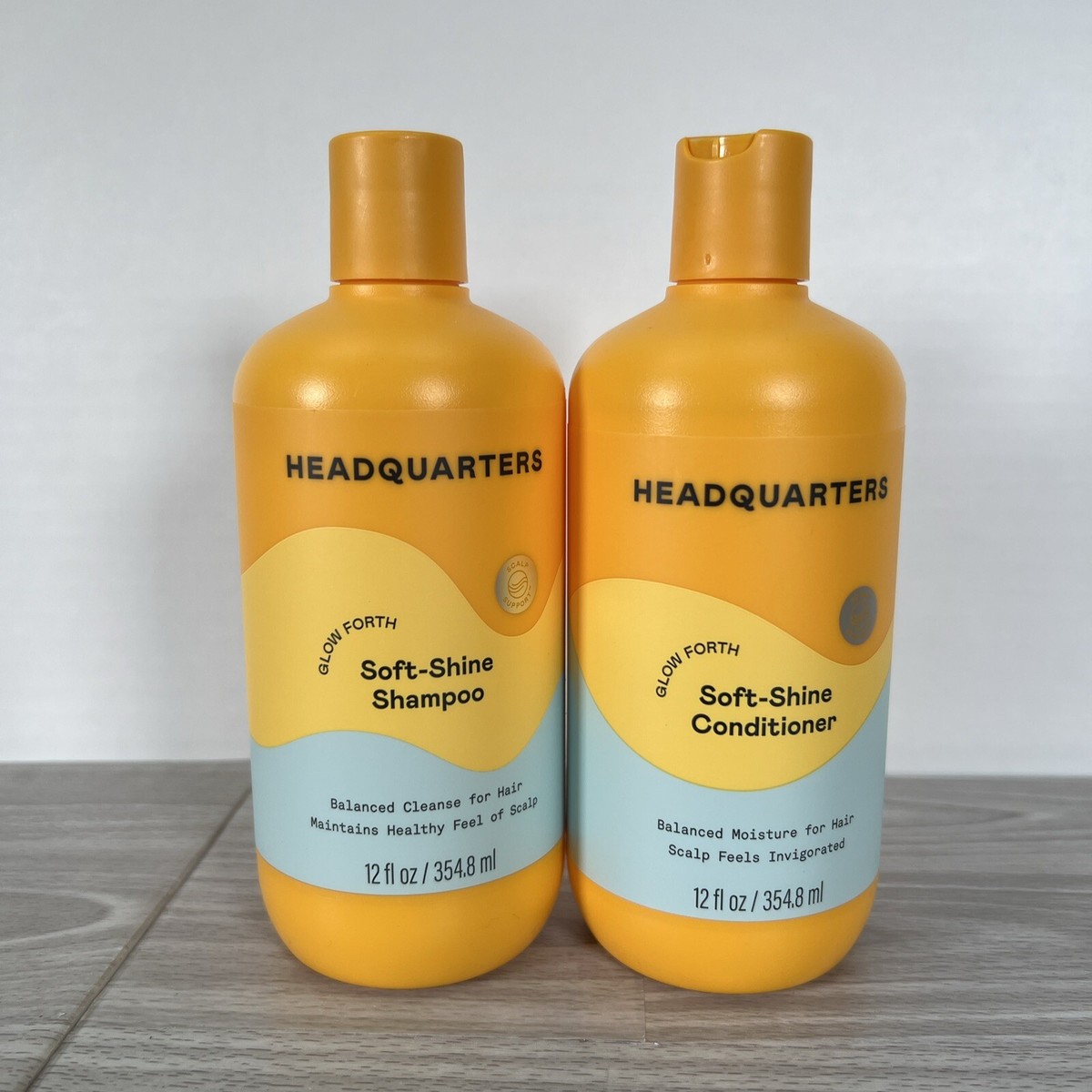 Headquarters Soft-Shine Shampoo & Conditioner balanced Scalp