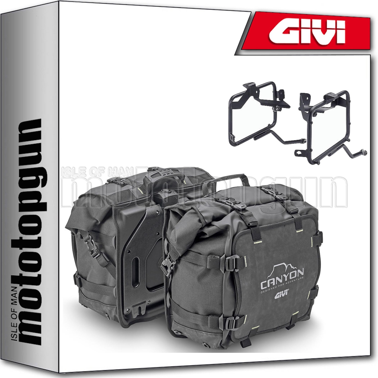 GIVI GRT720 BORSE LATERALI + KIT CANYON YAMAHA XT 1200Z SUPER TENERE 2014 14