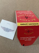 Vintage Harley Davidson Temporary Tattoo Action Tattoos Small Vending SXC