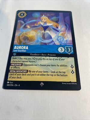 Aurora Lore Guardian 140/204 NON-FOIL Disney Lorcana Ursula's