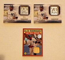 2021 Topps Alex Rodriguez 1986 Relic SP/25 + Two Anniversary Patches (C47)