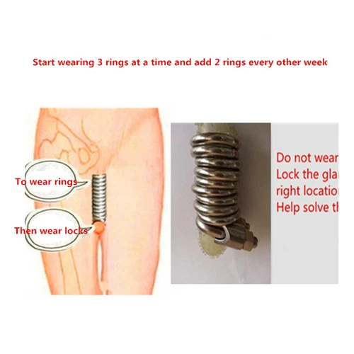 12 Rings Male Penis Stretcher Extender Enlargement System Enlarger Training Set - Picture 9 of 22