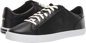 black leather trainers womens size 6