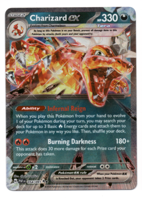 Charizard EX Holo Foil Rare Pokemon Card Set Mint Condition PSA 8