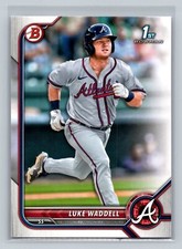 Luke Waddell 2022 Bowman #BP-48 Prospects Atlanta Braves C47