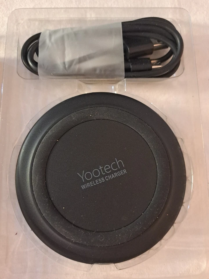 Almofada de carregamento sem fio Yootech Qi com cabo modelo F500 5W / 7.5W / 10W - Imagem 4 de 4