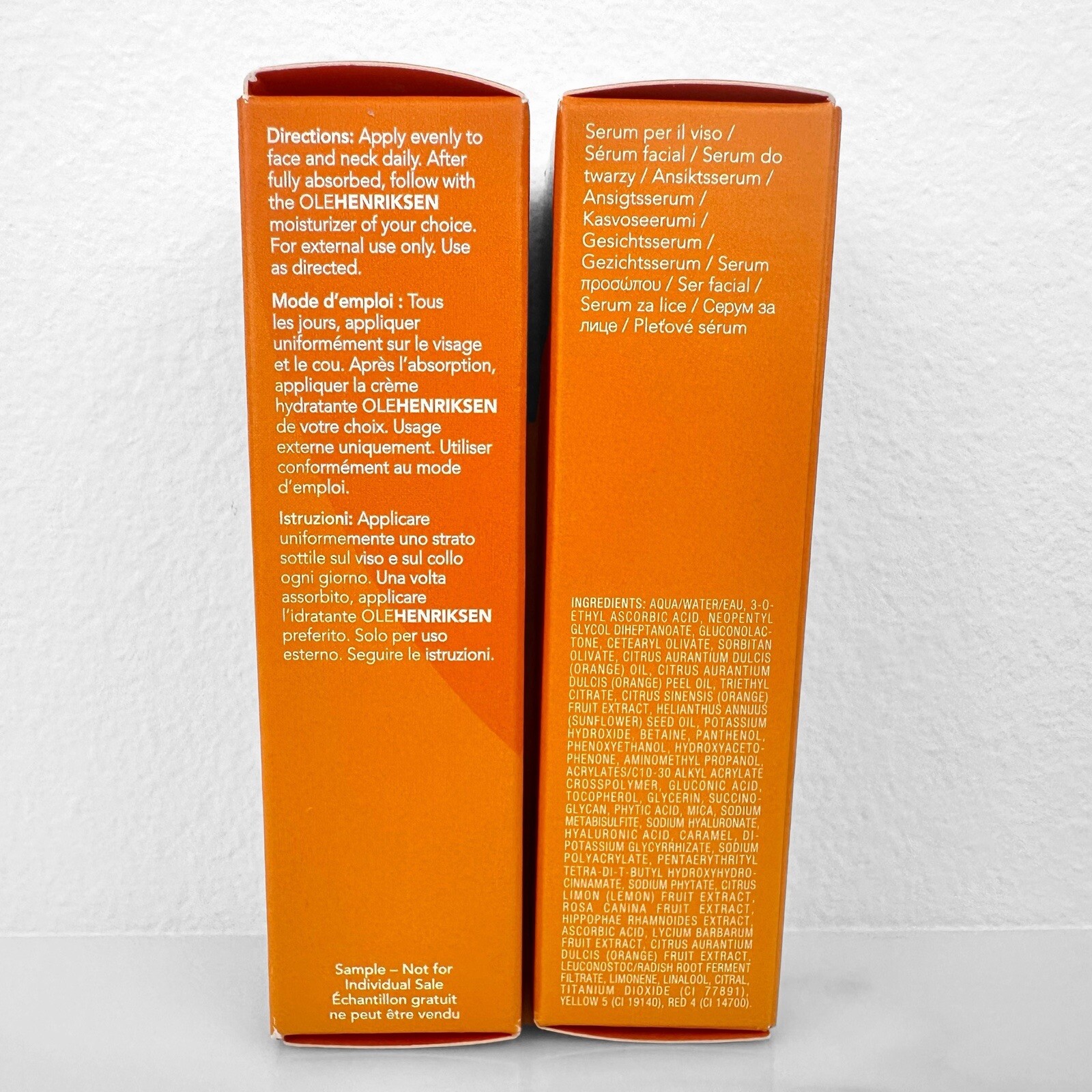 2 X OLE HENRIKSEN Banana Bright Vitamin C SERUM 7mL /0.25oz Each Travel