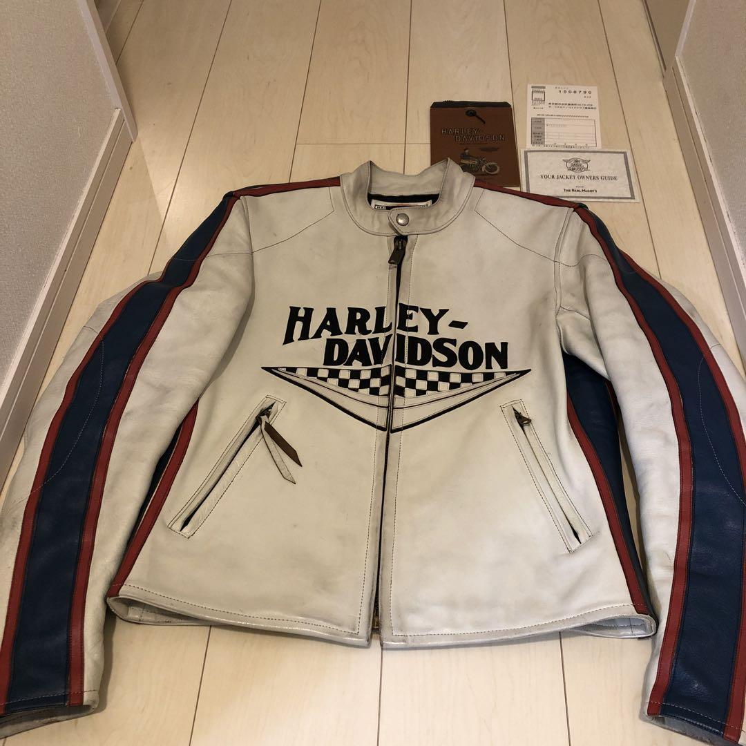 Old Real Mccoy'S Harley-Davidson Single Rider'S Jacket