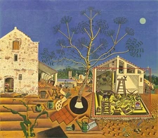 JOAN MIRO Surrealism Art Poster or Canvas Print "THE FARM"