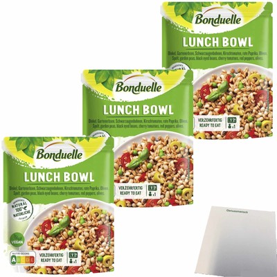 Bonduelle Lunch Bowl Dinkel 3er Pack 3x250g Beutel usy Block