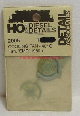 Detail Associates~HO~2005~Diesel Details~Cooling Fan - 48'' Q Fan, ''EMD'' 1980+