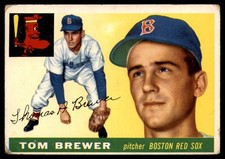 1955 Topps #83 Tom Brewer Very Good RC Rookie Red Sox           ID:138523