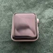 Image of Apple Watch Series 3 42mm Space Grey GPS With Strap 100% Battery Health New