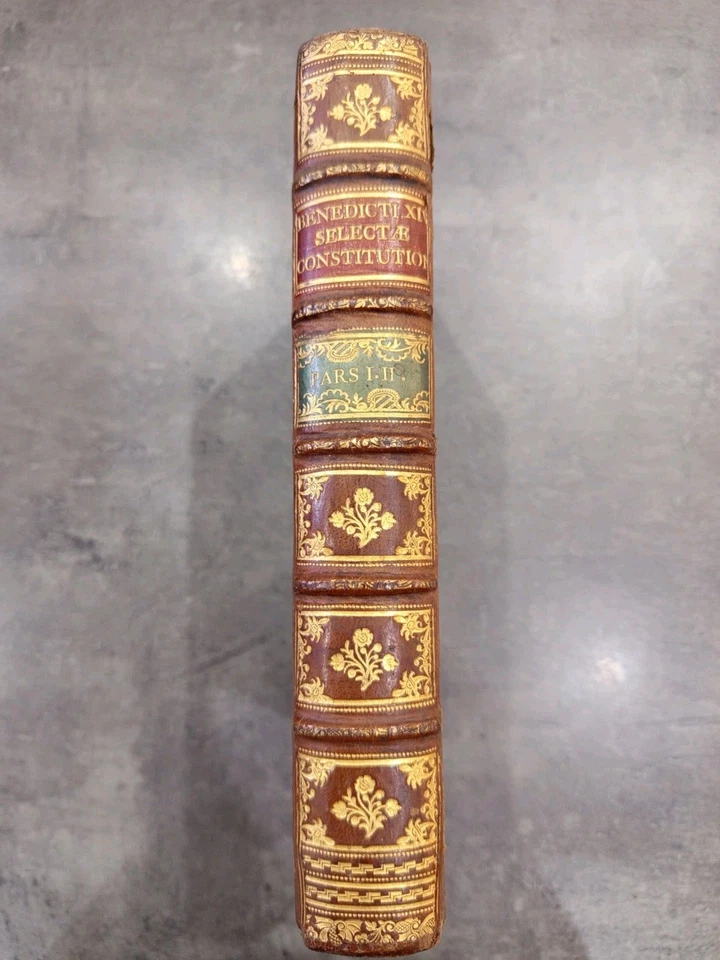 2 Book In 1   Constitutiones Selectæ 1763   - Image 2 of 4