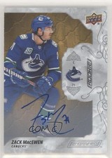 2019-20 Upper Deck Engrained Rookies Oak Auto Zack MacEwen #80 Auto k4s