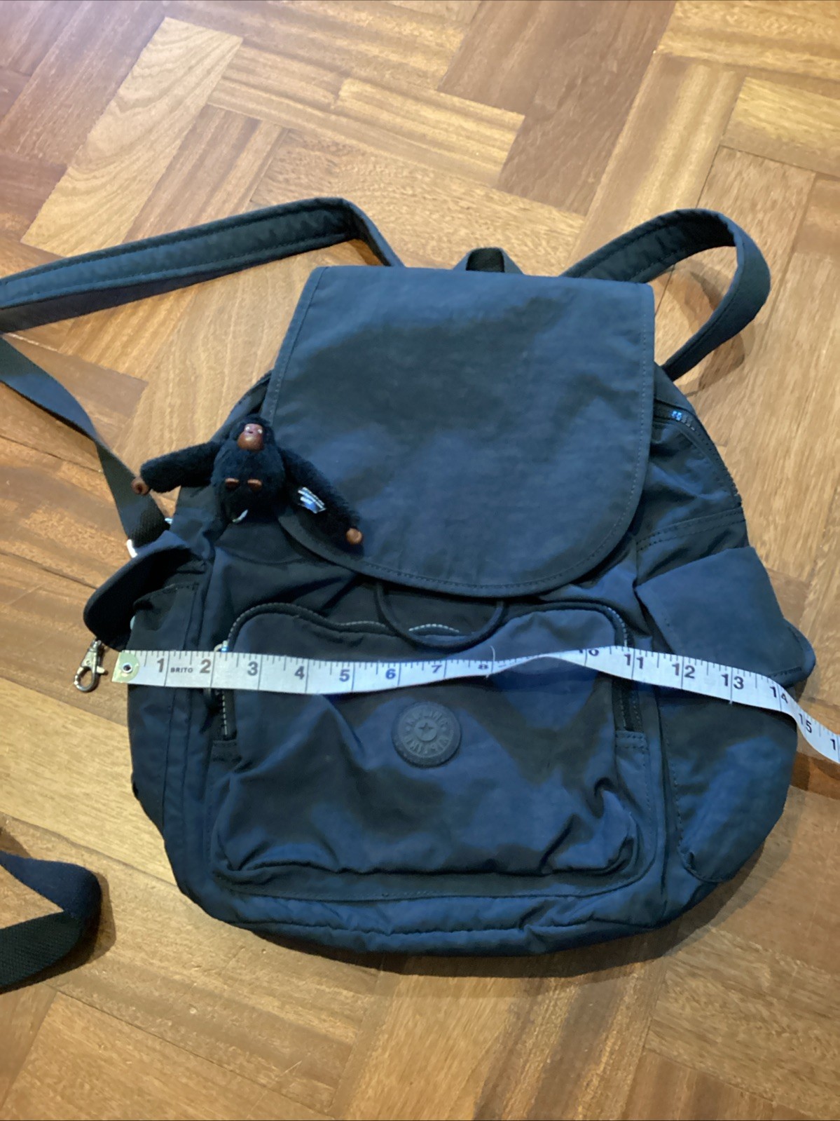 Kipling Navy Blue Backpack Rucksack Shoulder Hand… - image 5