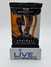 2025 Wild Card Metallix Football Pro-Look SP Preview Less /5 Pack