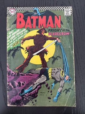 DC Comics Batman #189 February 1967 1st Silver Age Appearance of Scarecrow