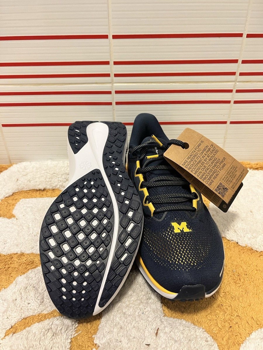 Men 9 New NIKE PEGASUS 41 Zoom NCAA MICHIGAN WOLVERINES Navy