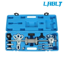 17 Slide Hammer Dent Puller Tool Kit include Wrench Adapter Axle Bearing Hub