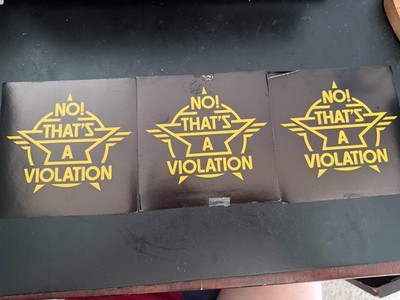 STARZ 1977 Set of Three (3) PROMO  Violation  Stickers~5 x5 