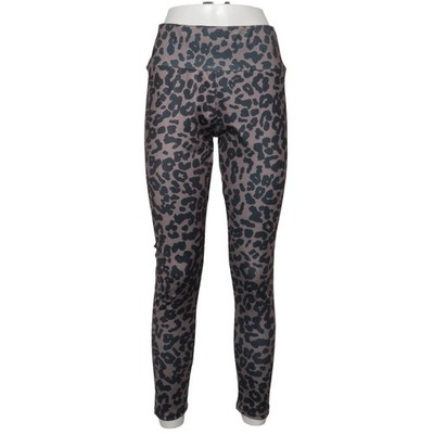 Sportleggings, Größe: L, Beige/Schwarz, Elasthan/Polyester, Leopard, Damen #Fym