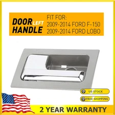 Left Driver Interioror Door Handle Silver Chrome For 09-14 F-150 9L3Z-1522601-CB