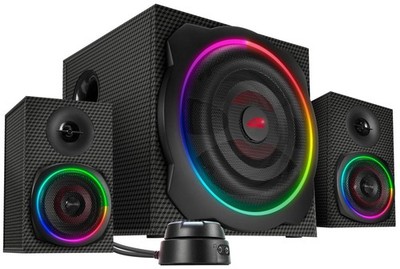 Speedlink GRAVITY CARBON RGB 2.1 Subwoofer System, schwarz