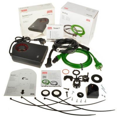 DEFA 430058 TERMINI II Standheizung 1200W + 2,5m Anschluss-Set + Stecker