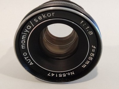 Auto Mamiya Sekor 55mm f1.8 M42 Screw Mount Lens | eBay