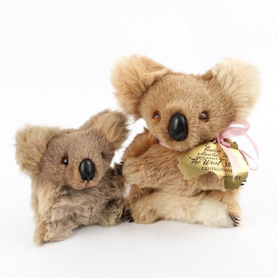 Lot of 2 Koala Bear Australia Souvenir Toys 5.5'' and 7.5''