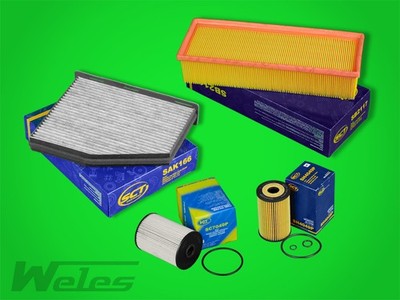 SERVICEPAKET VW GOLF PLUS 5 V IV 1,6 2,0 TDI Luft- Öl- Aktivkohle- Dieselfilter