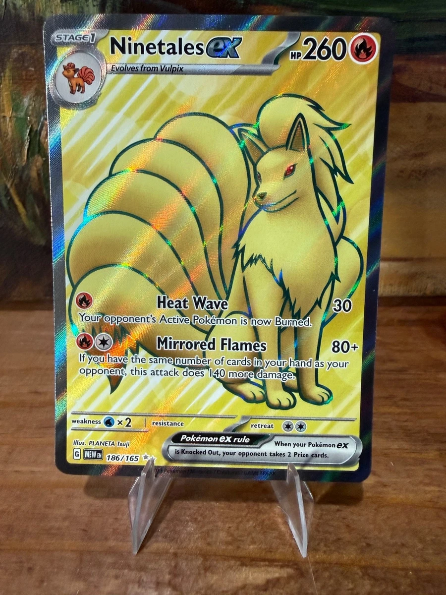 RENWAL　希少 Ninetales Ex 186/165 Sv: Scarlet & Violet 151 for sale | eBay