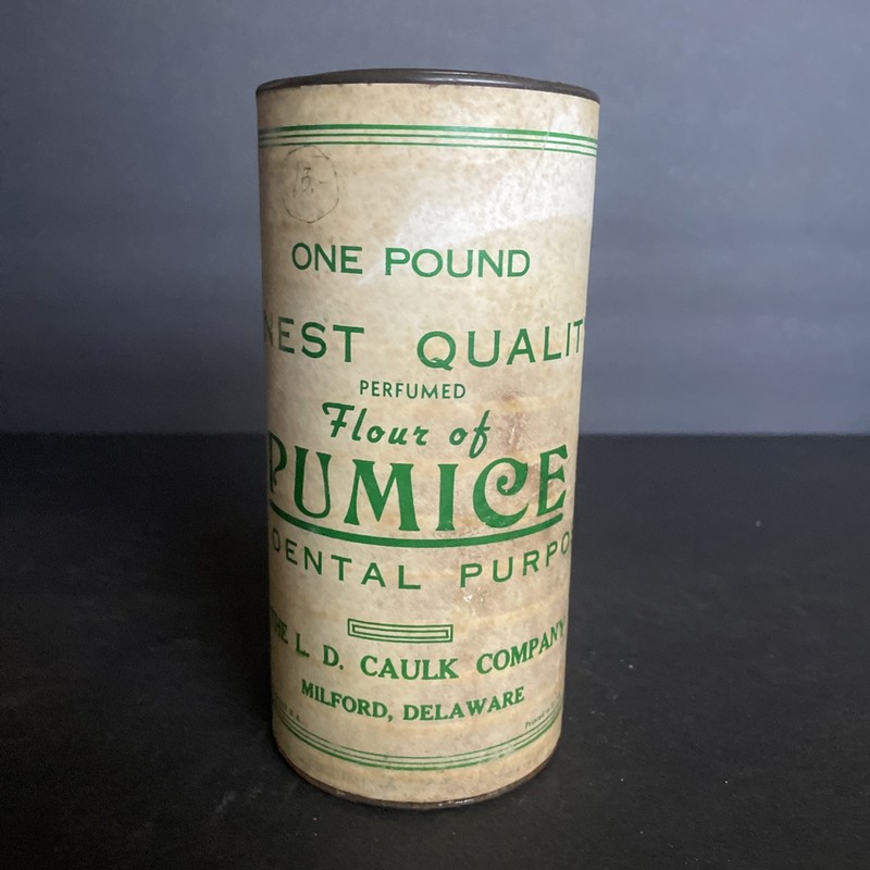Vintage Flour Of Pumice Dental Grade L.D. Caulk company  - Partially Filled