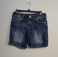 Silver Jeans Co Suki Denim Blue Women's Shorts Size 29