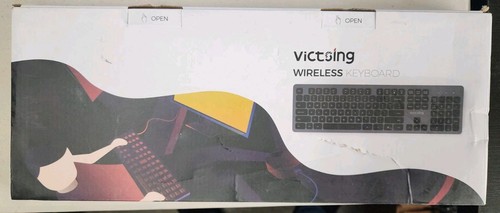 Wireless Keyboard PC289A Full Size Slim USB Receiver Black – Open Box - Picture 2 of 6